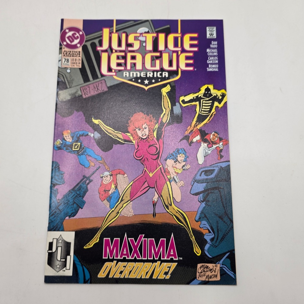 DC Comics Justice League America 78 Maxima Overdrive Wonder Woman JLA 1993 Comic